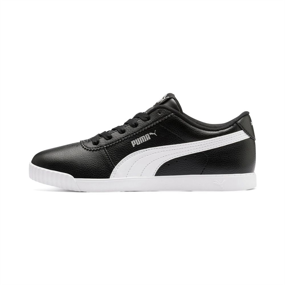 Puma Carina Slim Női Sportcipő - Fekete/Fehér ( Hungary - XQVIG8463 )